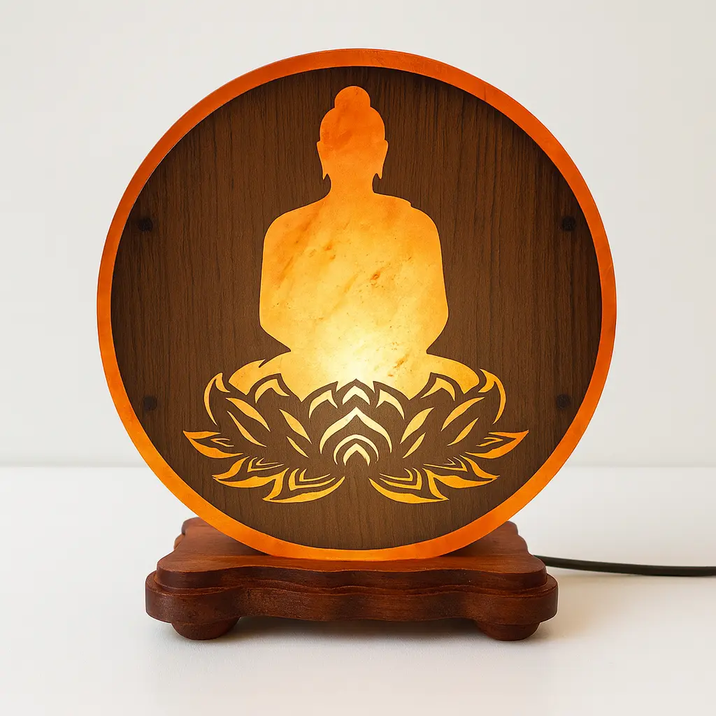Lampe de Sel – Bouddha Lotus 5 KG