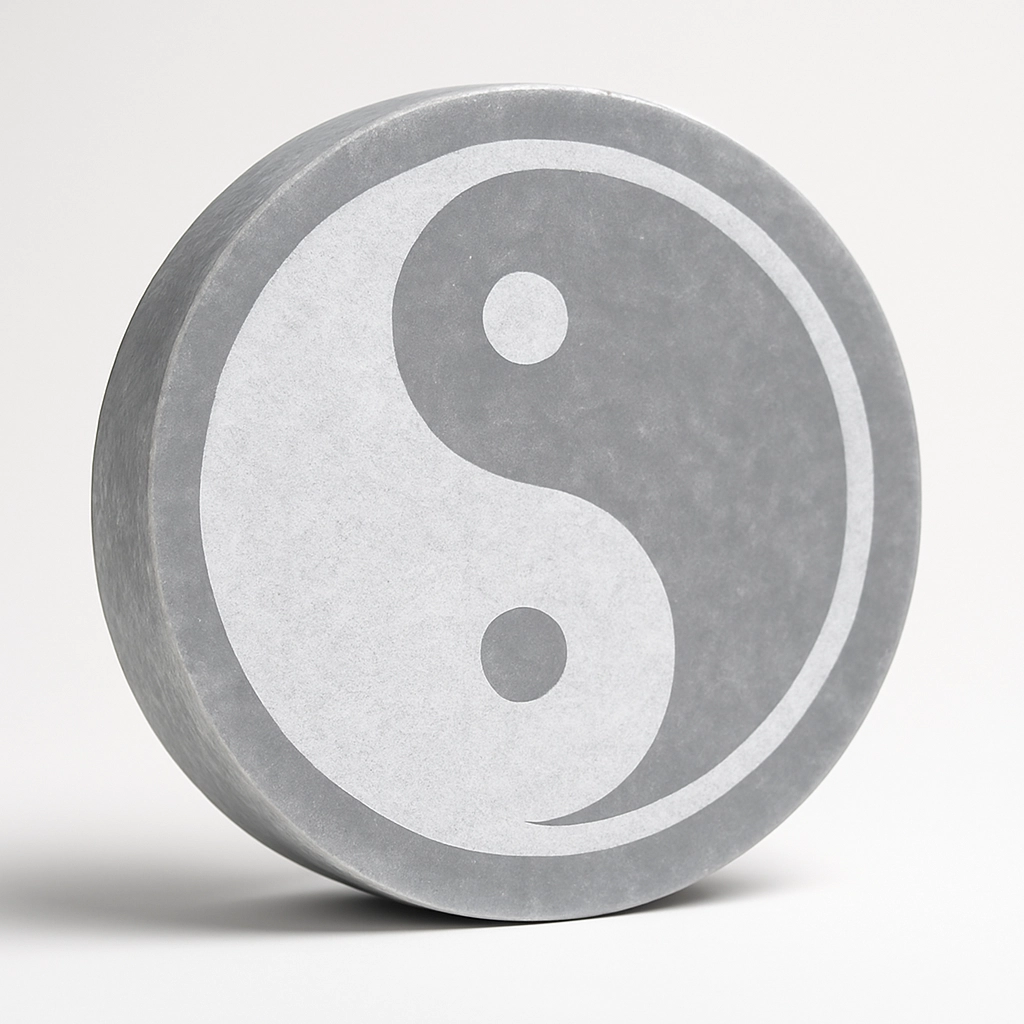 Plaque Sélénite Yin-Yang – Purification
