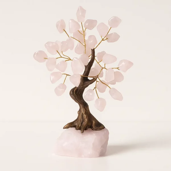 Arbre de Vie Quartz Rose