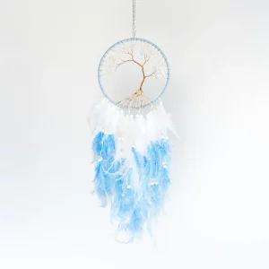 Attrape-Rêves Arbre de Vie Jade Blanc
