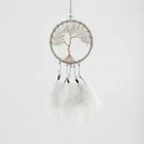 Attrape-Rêves Arbre de Vie Jaspe Blanc