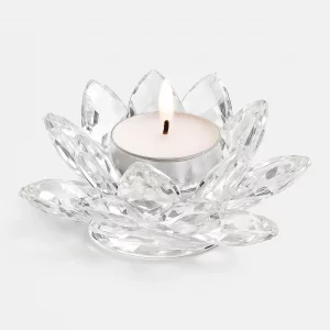 Bougeoir Cristal Lotus Éveil