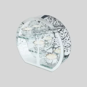 Bougeoir Verre Arbre de Vie