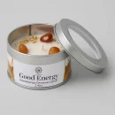 Bougie Cornaline – Énergie Positive (Palo Santo)