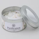Bougie Sélénite – Purification (Sauge Blanche)