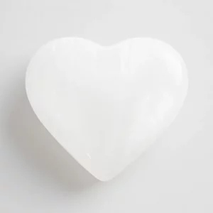 Cœur en Sélénite – Pureté
