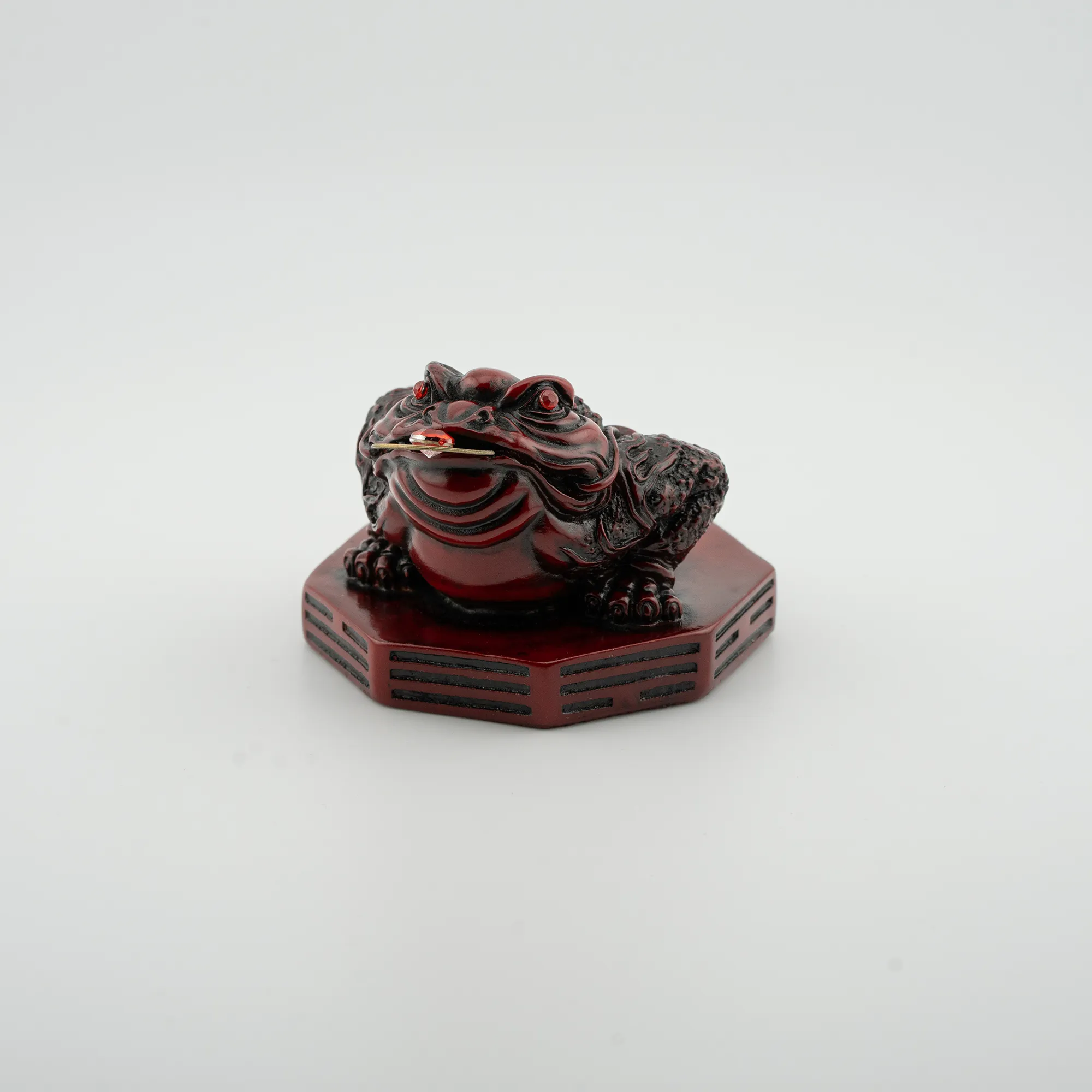 Grenouille Feng Shui Rouge