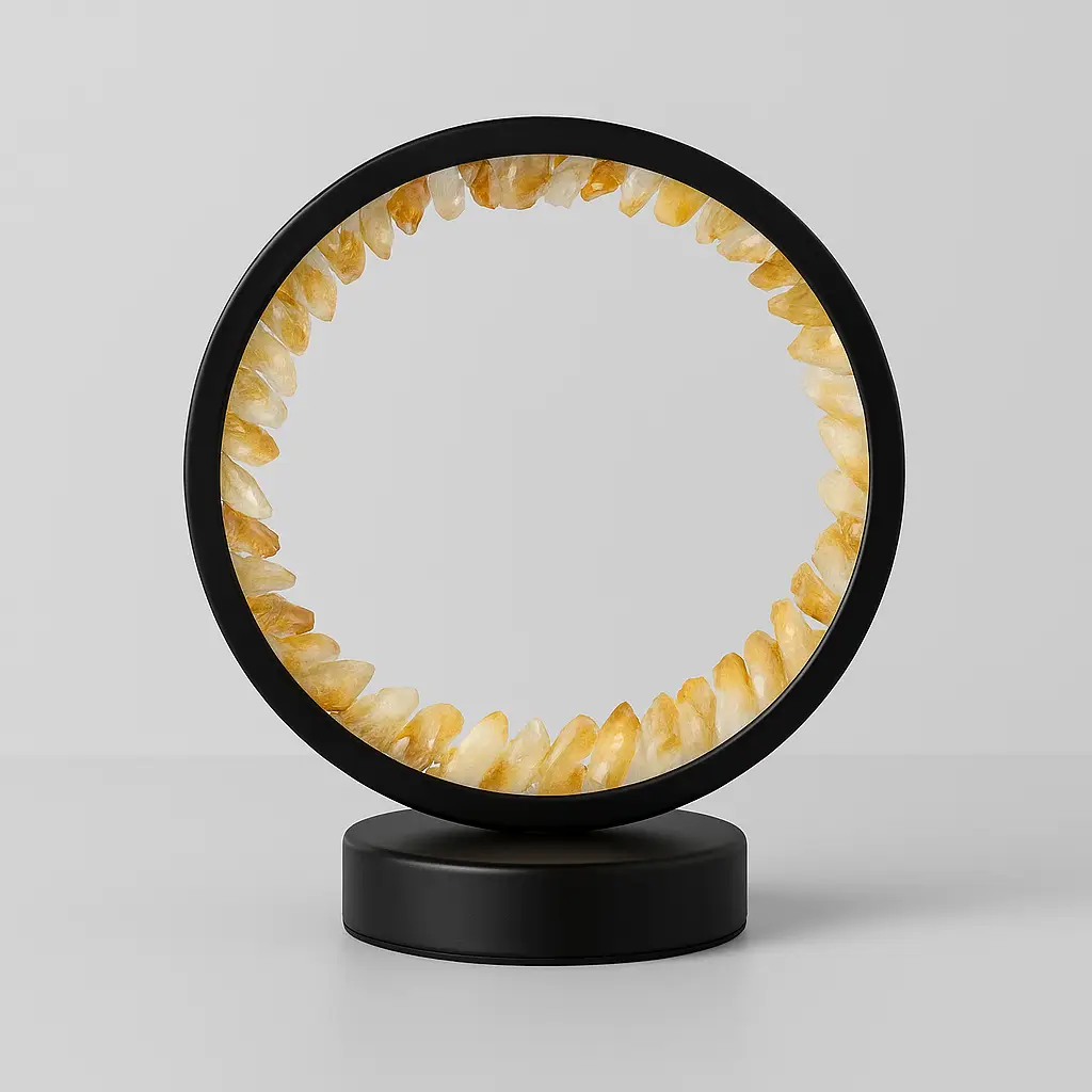 Lampe en Citrine – Édition Solaire