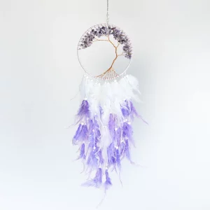 Attrape-Rêves Arbre de Vie – Améthyste