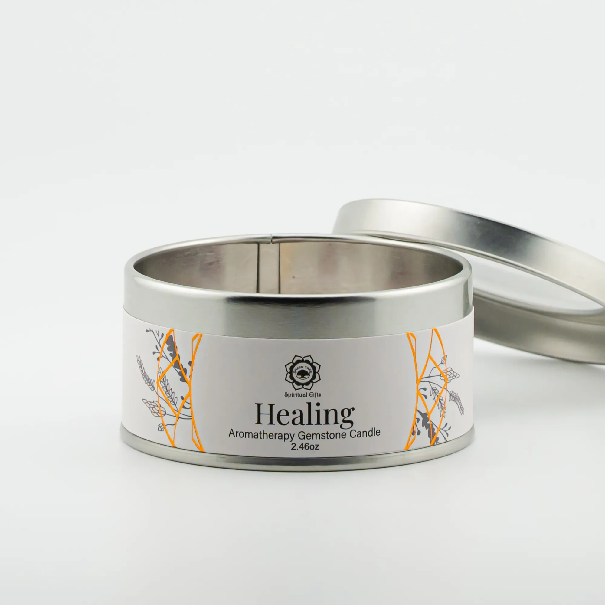 Bougie Améthyste – Guérison (Lavande)