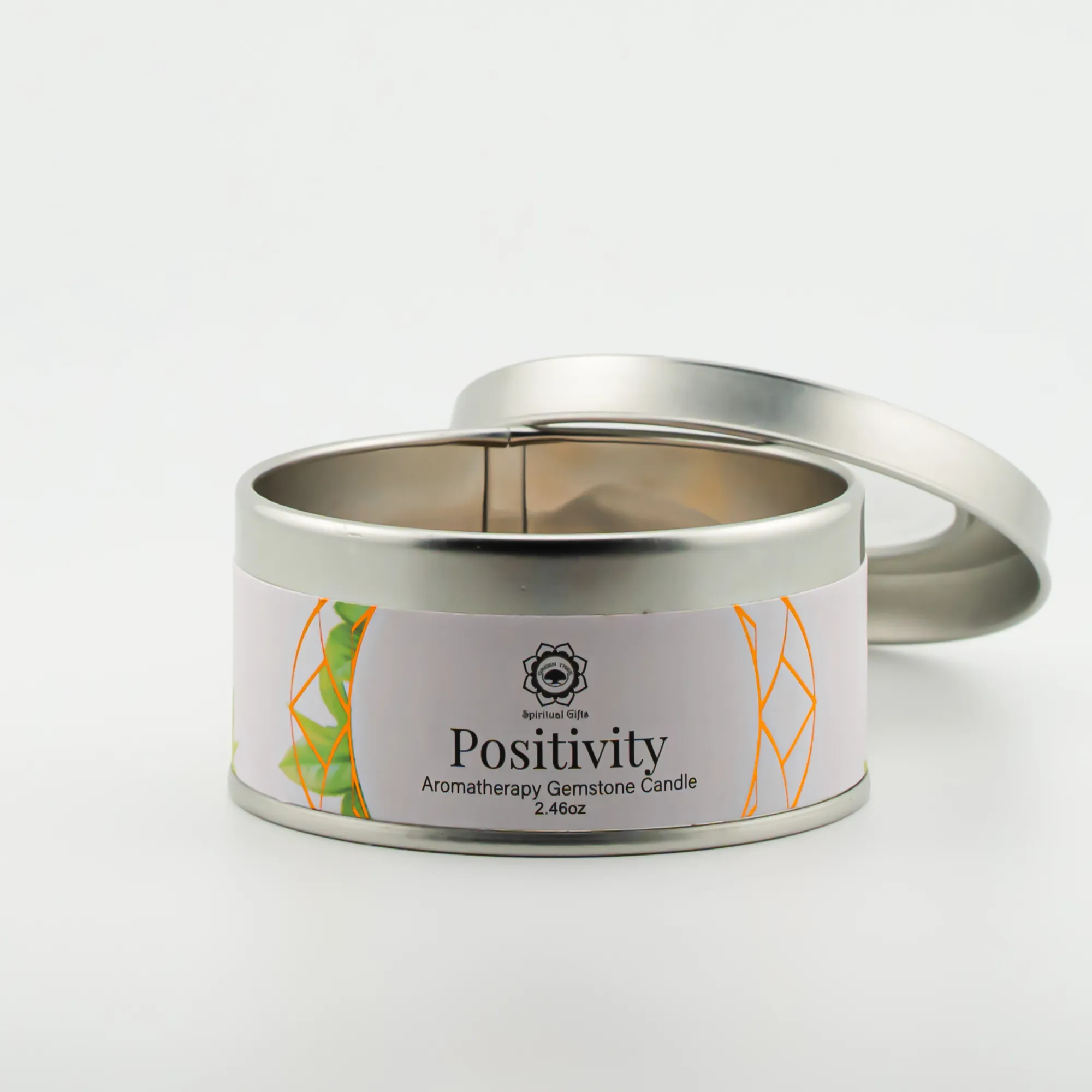 Bougie Citrine – Positivité (Thé Vert)