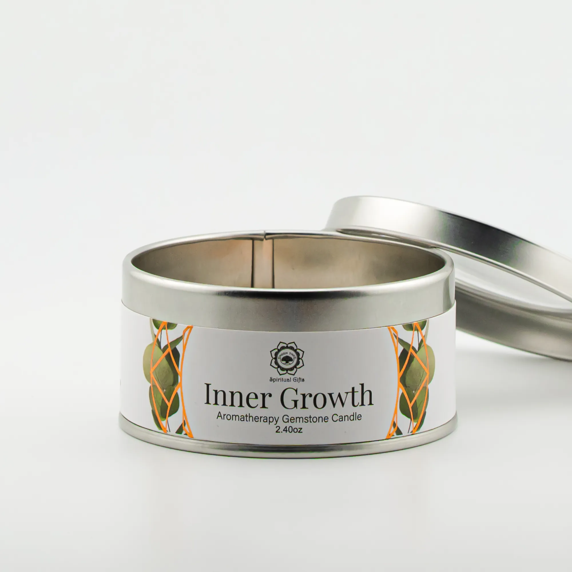 Bougie Pierre de Lune – Croissance Intérieure (Menthe)